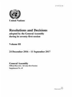 Resolutions and Decision Adopted by the General Assembly During Its Seventy-First Session