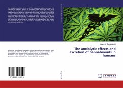 The anxiolytic effects and excretion of cannabinoids in humans