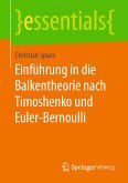 Einführung in die Balkentheorie nach Timoshenko und Euler-Bernoulli (eBook, PDF)