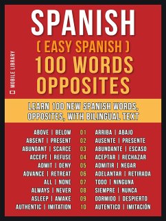 Spanish ( Easy Spanish ) 100 Words - Opposites (eBook, ePUB) - Library, Mobile