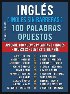 Inglés ( Inglés sin Barreras ) 100 Palabras - Opuestos (eBook, ePUB) - Library, Mobile