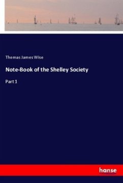 Note-Book of the Shelley Society