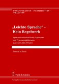 'Leichte Sprache' - Kein Regelwerk (eBook, PDF)