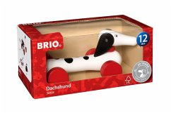 BRIO® 30404 - Nachzieh-Dalmatiner, schwarz-weiß, Hund