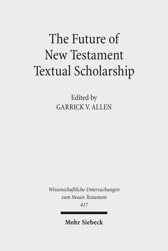Cover The Future of New Testament Textual Scholarship (eBook, PDF)