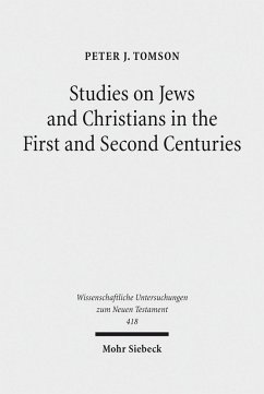 Studies on Jews and Christians in the First and Second Centuries (eBook, PDF) - Tomson, Peter J.