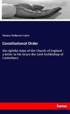 Constitutional Order - Carter, Thomas Thellusson