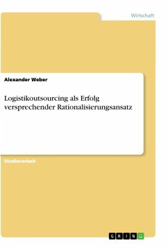 Logistikoutsourcing als Erfolg versprechender Rationalisierungsansatz - Weber, Alexander