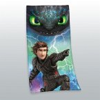 Dragons 6126223516 - Velourstuch, 75x150 cm, 100% Baumwolle Dragons 6126223516 - Velourstuch, 75x150 cm, 100% Baumwolle