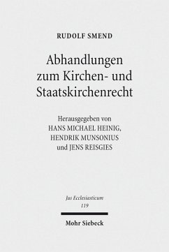 Abhandlungen zum Kirchen- und Staatskirchenrecht (eBook, PDF) - Smend, Rudolf
