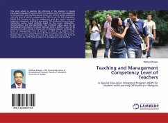 Teaching and Management Competency Level of Teachers - Zhagan, Madhya