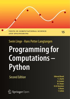 Programming for Computations - Python - Linge, Svein;Langtangen, Hans Petter