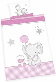 Herding Baby Best Kleinkinder-Bettwäsche-Set, Jana Elefant Wendemotiv, Bettbezug 100 x 135 cm, Kopfkissenbezug 40 x 60 cm, Baumwolle/Renforcé Herding Baby Best Kleinkinder-Bettwäsche-Set, Jana Elefant Wendemotiv, Bettbezug 100 x 135 cm, Kopfkissenbezug 40 x 60 cm, Baumwolle/Renforcé