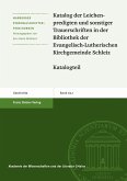 Katalog der Leichenpredigten und sonstiger Trauerschriften in der Bibliothek der Evangelisch-Lutherischen Kirchgemeinde Schleiz (eBook, PDF)