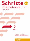 Glossar XXL Deutsch-Slowakisch - Nemecko-slovenský slovník / Schritte international Neu - Deutsch als Fremdsprache 3