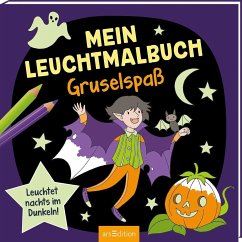 Cover Mein Leuchtmalbuch - Gruselspaß