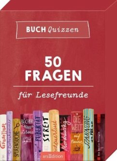 Cover Buchquizzen. 50 Fragen für Lesefreunde
