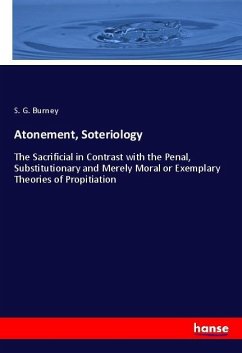 Atonement, Soteriology - Burney, S. G.