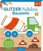 Glitzer-Malblock Baustelle