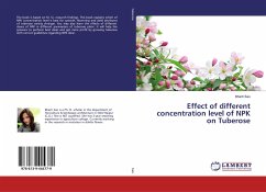 Effect of different concentration level of NPK on Tuberose - Sao, Bharti