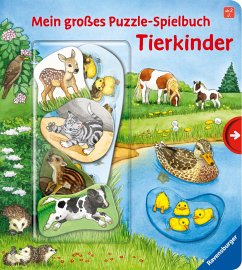 Mein großes Puzzle-Spielbuch: Tierkinder - Nahrgang, Frauke