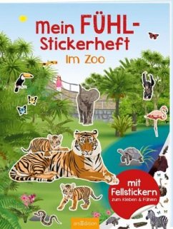 Cover Mein Fühl-Stickerheft - Im Zoo
