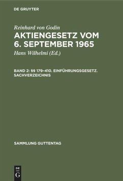 §§ 179¿410. Einführungsgesetz. Sachverzeichnis - Godin, Reinhard von