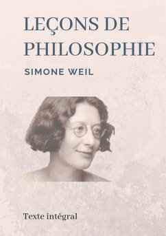 Leçons de philosophie (eBook, ePUB) - Weil, Simone