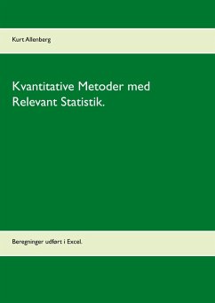 Kvantitative Metoder med Relevant Statistik. (eBook, ePUB) - Allenberg, Kurt