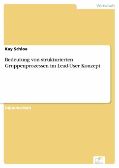 Bedeutung von strukturierten Gruppenprozessen im Lead-User Konzept (eBook, PDF) - Schloe, Kay