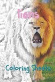 Lion Coloring Sheets: 30 Lion Drawings, Coloring Sheets Adults Relaxation, Coloring Book for Kids, for Girls, Volume 13