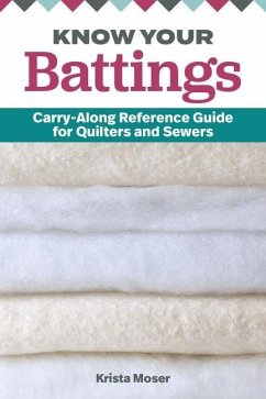 Know Your Battings: Carry-Along Reference Guide for Quilters and Sewers - Moser, Krista