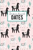 Important Dates: Birthday Anniversary and Event Reminder Book, Cute Llama Cover