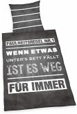 Herding Young Collection Bettwäsche-Set, Wendemotiv mit Spruch, Bettbezug 135 x 200 cm, Kopfkissenbezug 80 x 80 cm Herding Young Collection Bettwäsche-Set, Wendemotiv mit Spruch, Bettbezug 135 x 200 cm, Kopfkissenbezug 80 x 80 cm