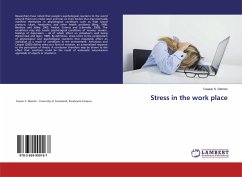 Stress in the work place - Dlamini, Ceasar S.