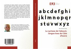 La syntaxe de l'abouré, langue kwa de Côte d'Ivoire - Yangra, Aboi François