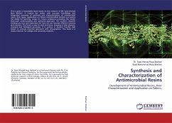 Synthesis and Characterization of Antimicrobial Resins - Bokhari, Syed Ahmad Raza;Bokhari, Syed Muhammad Raza