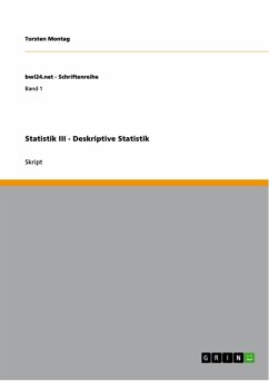 Statistik III - Deskriptive Statistik (eBook, PDF)