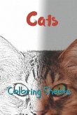 Cat Coloring Sheets: 30 Cat Drawings, Coloring Sheets Adults Relaxation, Coloring Book for Kids, for Girls, Volume 7