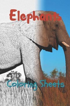 Elephant Coloring Sheets: 30 Elephant Drawings, Coloring Sheets Adults Relaxation, Coloring Book for Kids, for Girls, Volume 7 - Smith, Julian