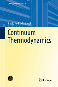 Continuum Thermodynamics (eBook, PDF) - Podio-Guidugli, Paolo