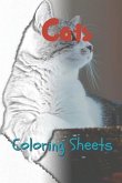 Cat Coloring Sheets: 30 Cat Drawings, Coloring Sheets Adults Relaxation, Coloring Book for Kids, for Girls, Volume 6