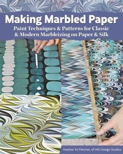 Cover Making Marbled Paper