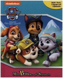 Paw Patrol, Spielbuch + 8-10 Spielfiguren + Spielmatte