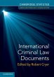 International Criminal Law Documents - Bild 1