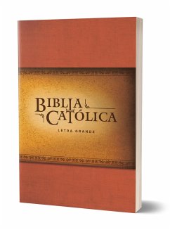 La Biblia Católica: Tapa Blanda, Tamaño Grande, Letra Grande. Rústica, Roja / CA Tholic Bible - Biblia de América