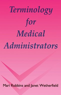 Cover Terminology for Medical Administrators (eBook, ePUB)
