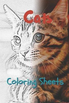 Cat Coloring Sheets: 30 Cat Drawings, Coloring Sheets Adults Relaxation, Coloring Book for Kids, for Girls, Volume 12 - Smith, Julian