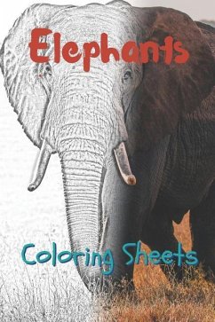 Elephant Coloring Sheets: 30 Elephant Drawings, Coloring Sheets Adults Relaxation, Coloring Book for Kids, for Girls, Volume 13 - Smith, Julian