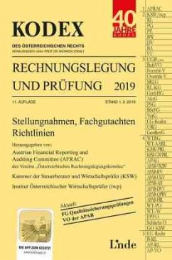 KODEX Rechnungslegung und Prüfung 2019 (f. Österreich) - Gedlicka, Werner;Knotek, Markus;Bakel-Auer, Katharina